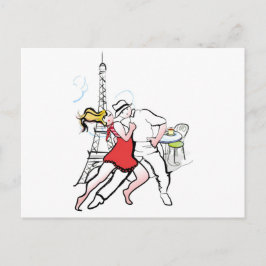 Två Tangueros i Paris Vykort