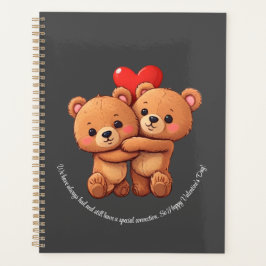 Två tecknader bär på kramning.