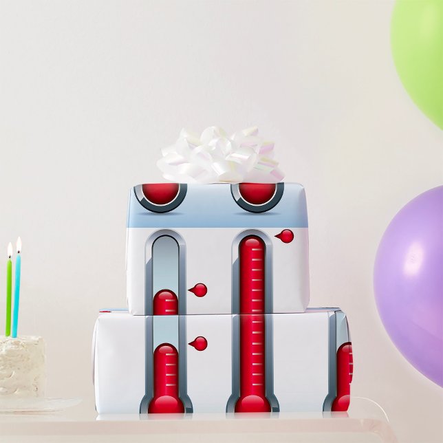 Två termometrar presentpapper (Skapare uppladdad)