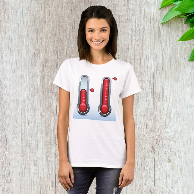Två termometrar t shirt (Skapare uppladdad)