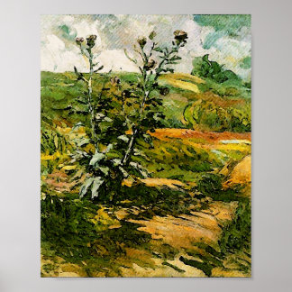 Två Thistles Van Gogh Fine Art Poster
