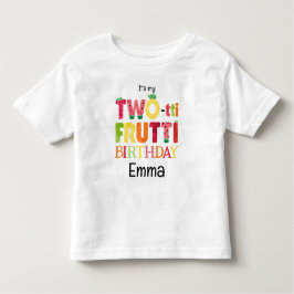 Två-ti Frutti Cutie Fruit 2:a födelsedagen Party T Shirt