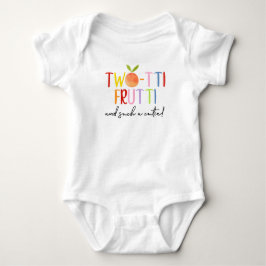 Två-ti Frutti Cutie Fruit Andra födelsedagen T Shirt