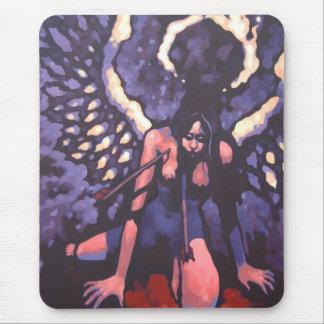 Två till bröstkorgen - pikstav för att driva på musmatta