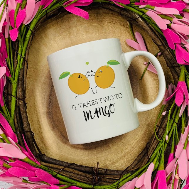 Två till Mango Tango Ballroom Dancing Couple Kaffemugg (Skapare uppladdad)