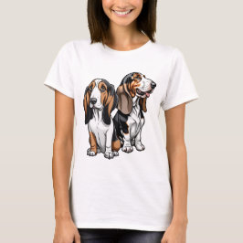 Två tillgångshundar t shirt