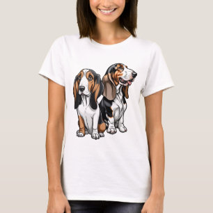 Två tillgångshundar t shirt