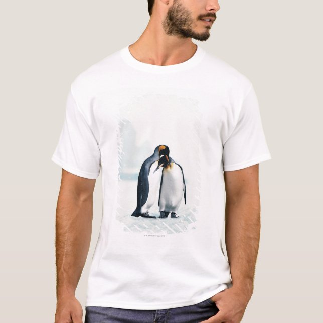 Två tillgivna pingvin t-shirt (Framsida)