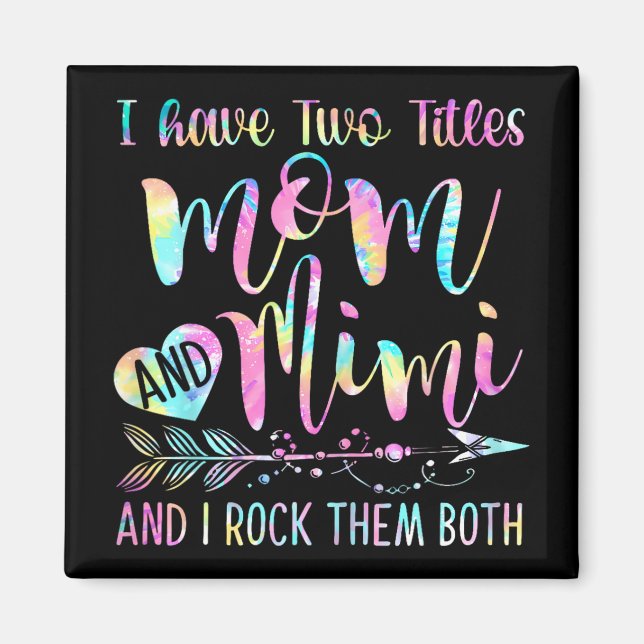 Två titlar Mamma och Mimi och jag Sten båda Magnet (Framsidan)