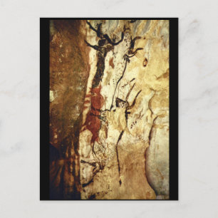 Två tjurar, Lascaux, Dordogne_Art of Antiquity Vykort