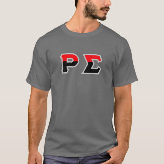 Två-ton Brev T Shirt