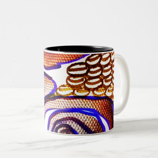 TVÅ TON COFFEE MUGG (Framsida höger)