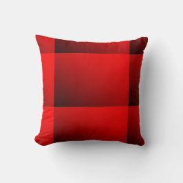 Två ton Red Cushion Kudde