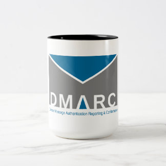 Två-Tona DMARC-logotypmuggen, 15 uns Två-Tonad Mugg