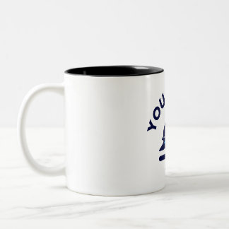 Två-tona Mugg - svart