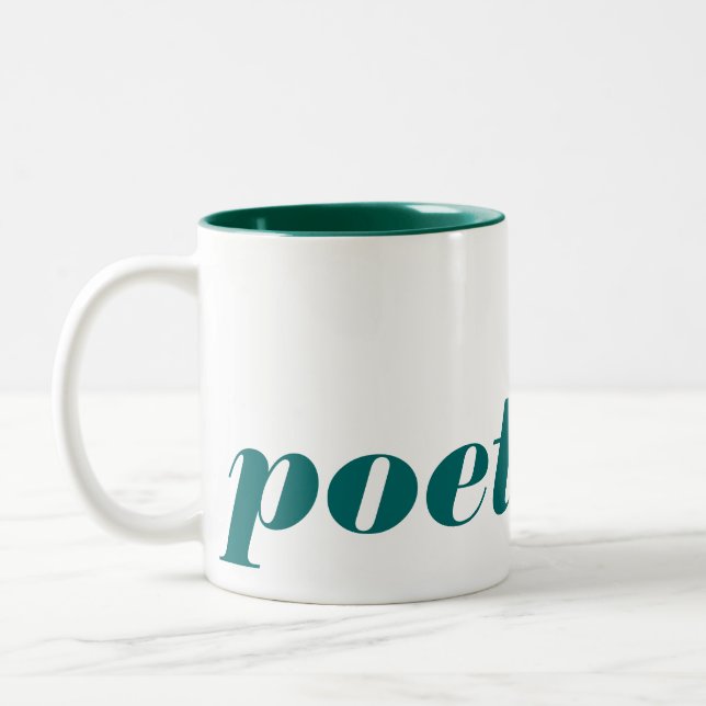 Två-Tona Poetmuggen Två-Tonad Mugg (Vänster)