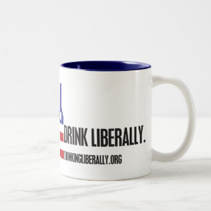 Två-Tonad mugg för drink Liberally