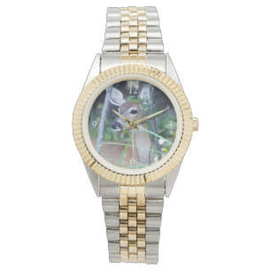 Två tonade pacelet Watch/Doe-Guld Armbandsur
