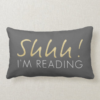 Två tonar den guld- gnistran Shhh! Jag Lumbarkudde