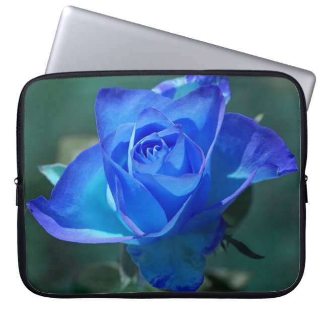 Två Tone Blue Ro Laptop sleeve (Framsidan)