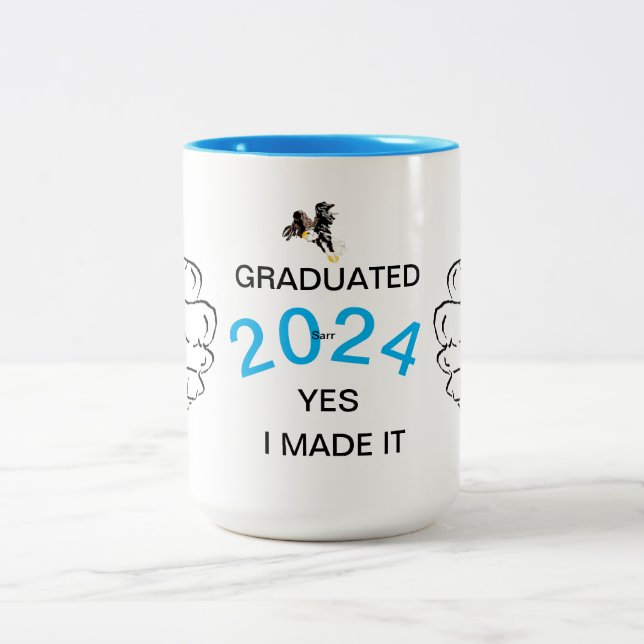 Två - Tone Mugg: 2024 Student Två-Tonad Mugg (Center)