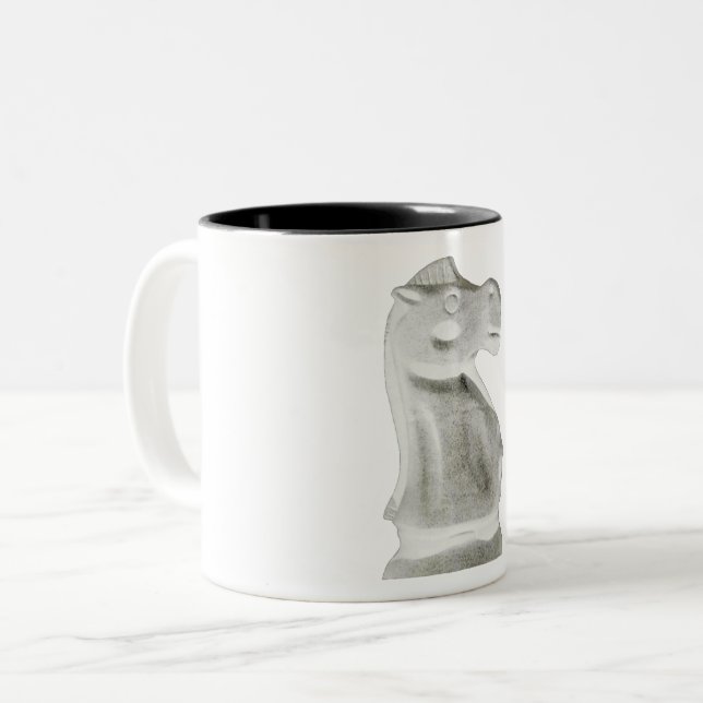 Två-Tone Mugg Chess (Framsida vänster)