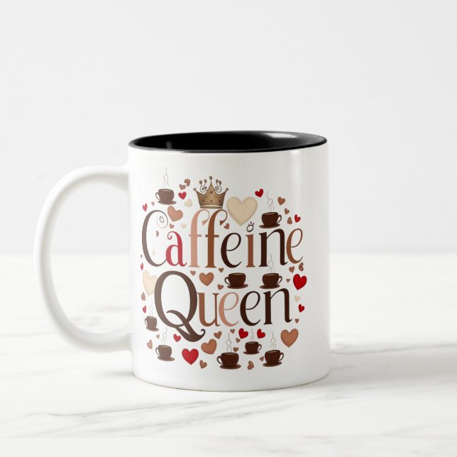 Två Tone Mugg för kaffe Älskare (Vänster)