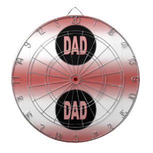 Två Tone Pappa Darttavla