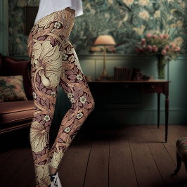 Två-Tone Yoga Dusty Ro William Morris Leggings