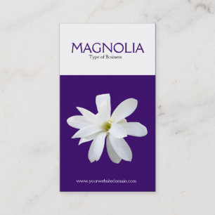 Två toners Lodrät Magnolia (330066) Visitkort