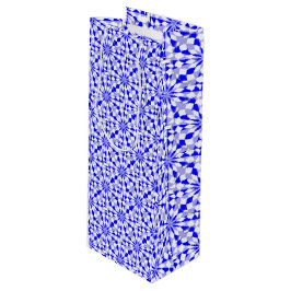 Två tonfiskar (blå geometri Mönster)