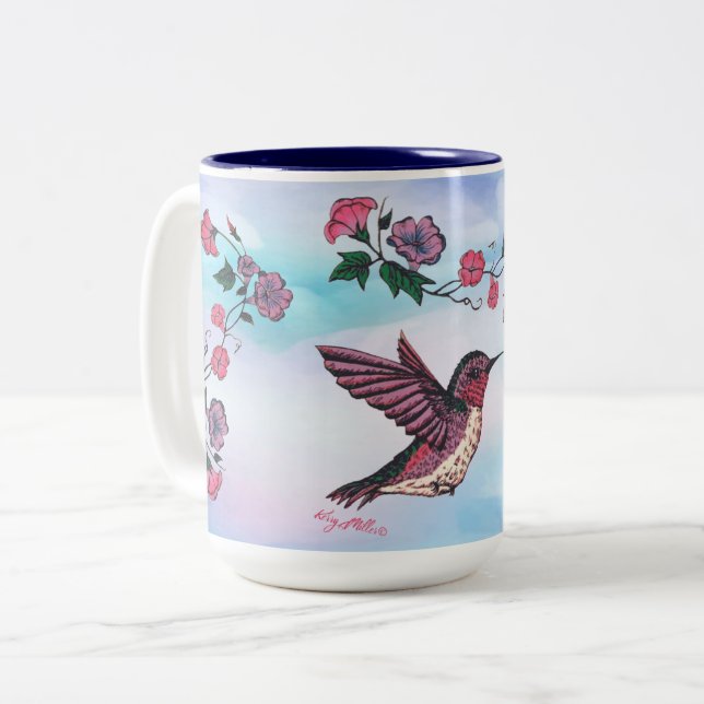 Två-tonkaffe Mugg (Framsida vänster)