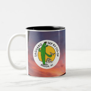 Två-tonkaffe Mugg (11 oz eller 15 oz)