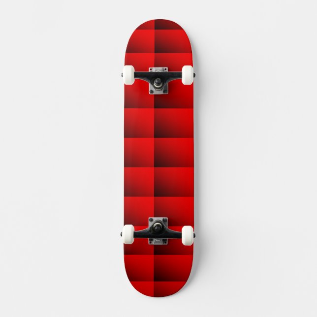 Två tonröda skal skateboard bräda 20,5 cm (Framsida)