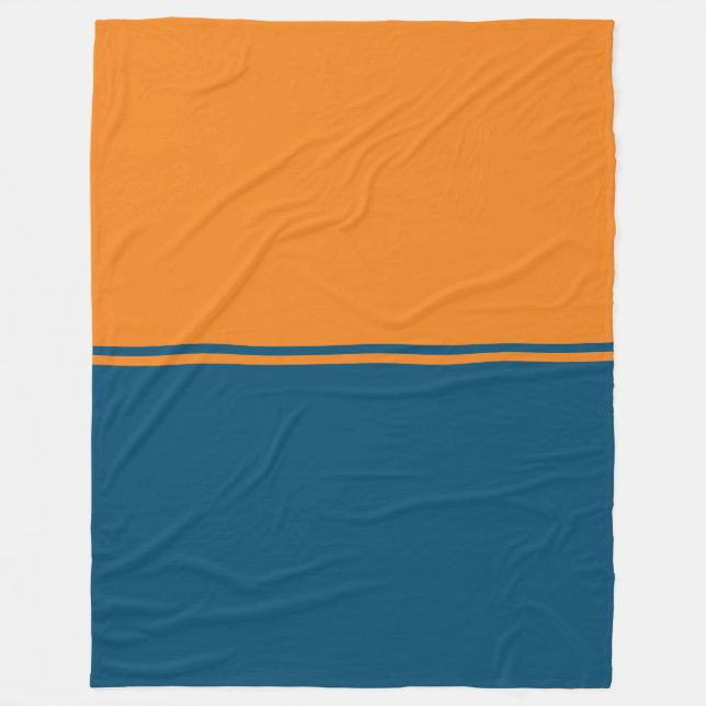 Två tonvrids-omformning fleecefilt (Framsidan)