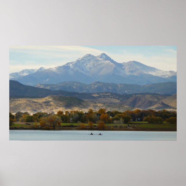 Två toppar på hösten poster (Framsidan)