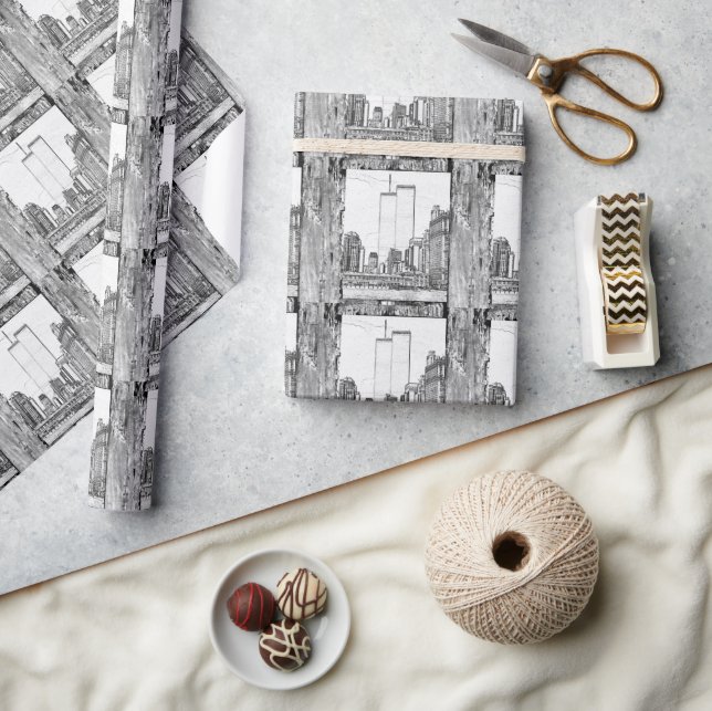 Två Torn Presentpapper (Hantverk)