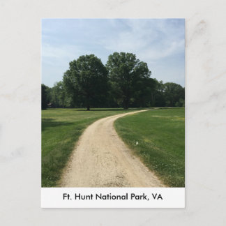 Två träd på Ft. Hunt Park Vykort