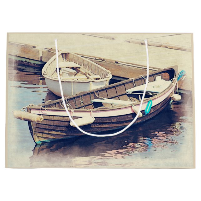 Två träfartyg för gammala roddbåtar (Framsidan)