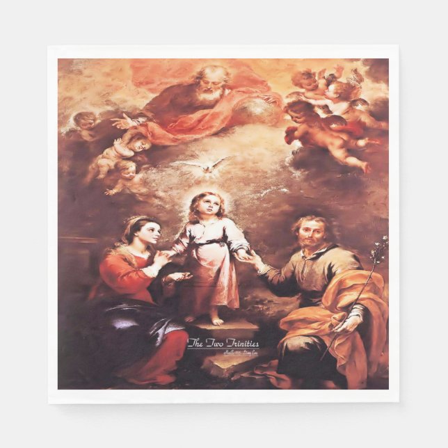 Två treåringar pappersservett (Framsidan)