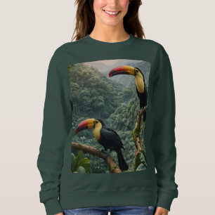 Två tropiska Toucanfåglar. T Shirt
