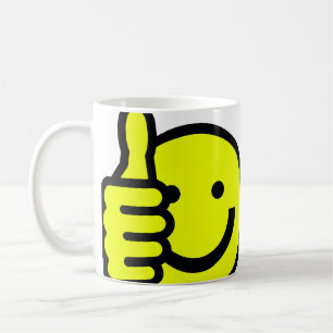 Två tum rånar upp kaffemugg
