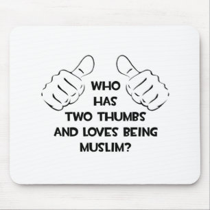 Två tummar ... muslimsk musmatta