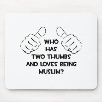 Två tummar.. muslimsk musmatta