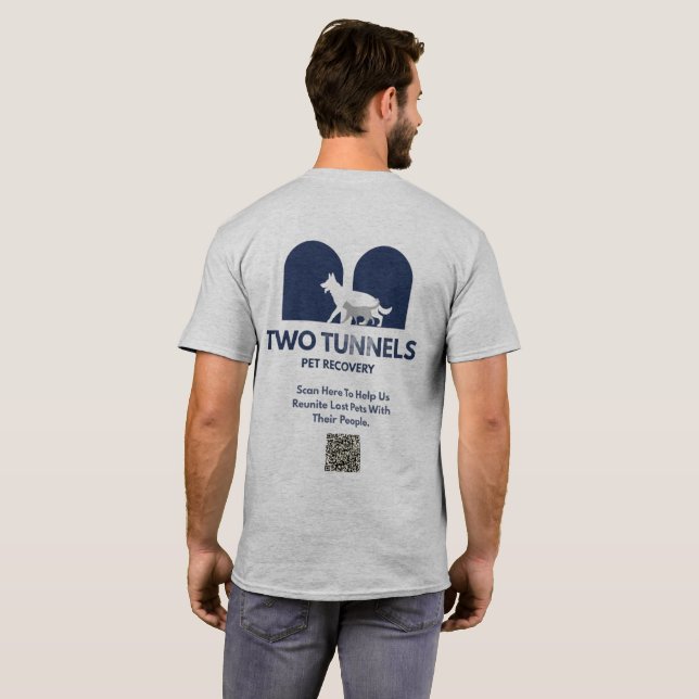 Två tunnlar T-shirt (Hel baksida)