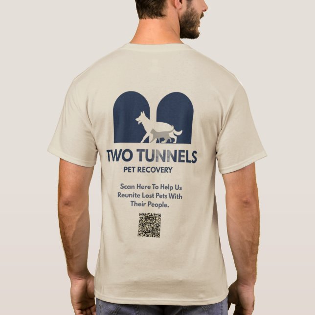 Två tunnlar T-shirt (Baksida)