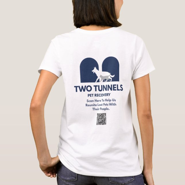Två Tunnlar T-Shirt (Baksida)