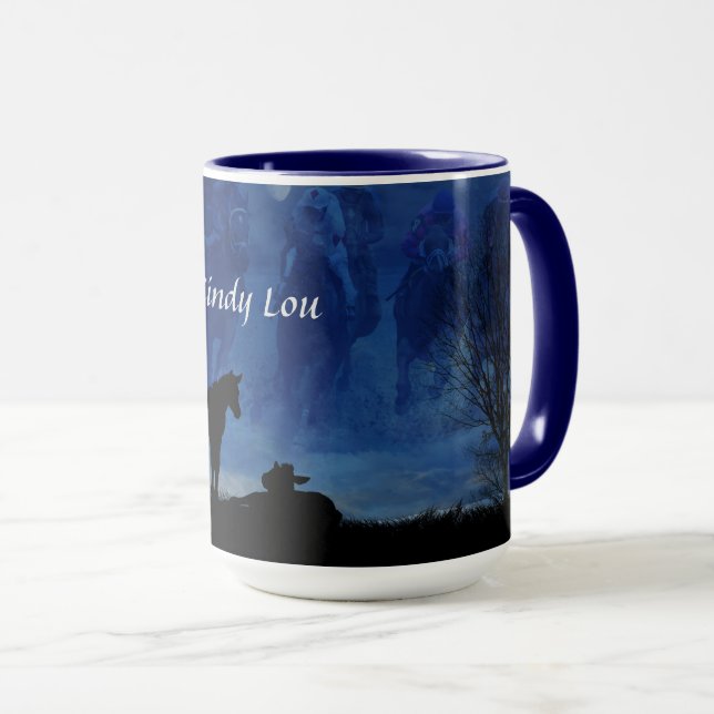 Två tupplur av Racehorse Foals Coffee Mugg (Framsida höger)
