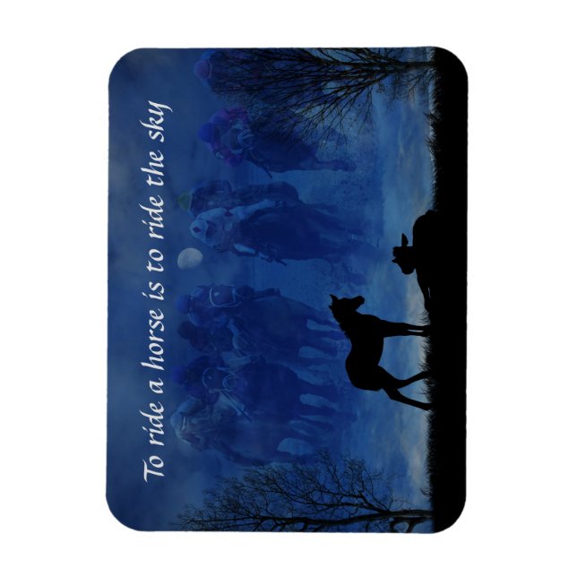 Två tupplur av Racehorse Foals Flexible Magnet (Vertikal)