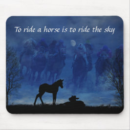 Två tupplur för häst, musknapp musmatta